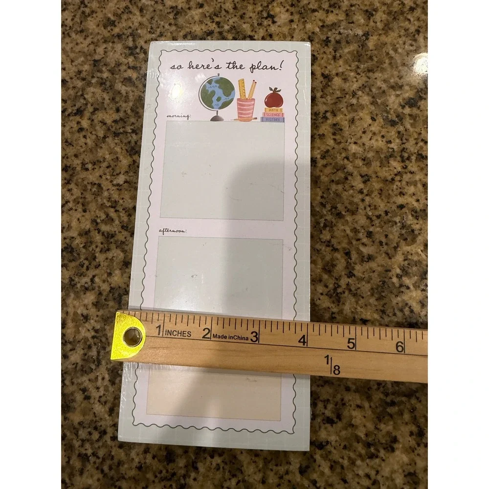 Graphique de France So Heres The Plan Notepad 150 Sheets School Theme LP0012 NEW